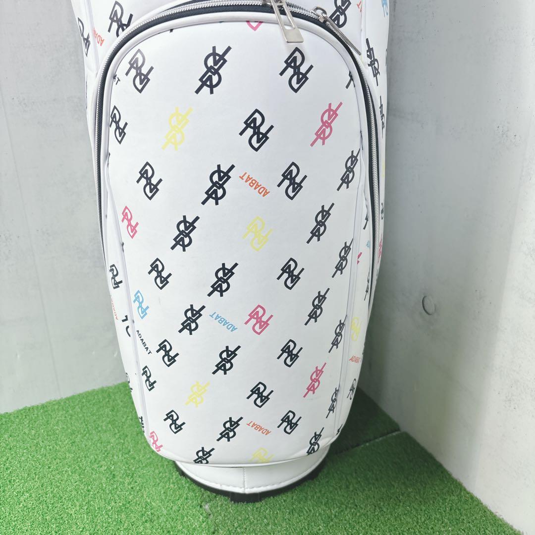 美品　adabat　アダバット　モノグラム柄　キャディバッグ メンズ　レディース
