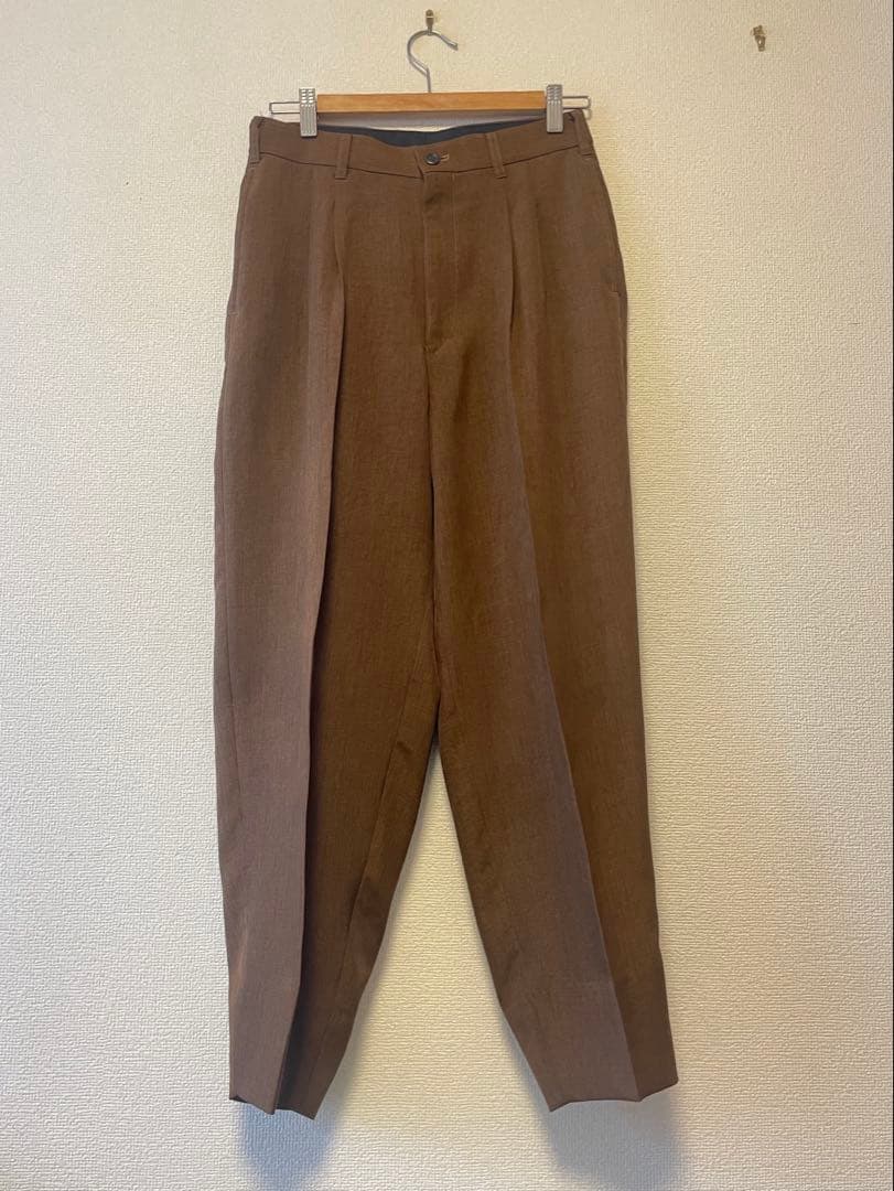 70s vintage 短丈　レトロスーツ ダブルブレスト　茶色4B 菅田将暉