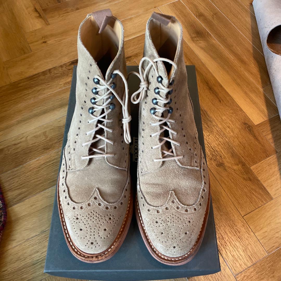 クロケット&ジョーンズスエードブーツ7.5