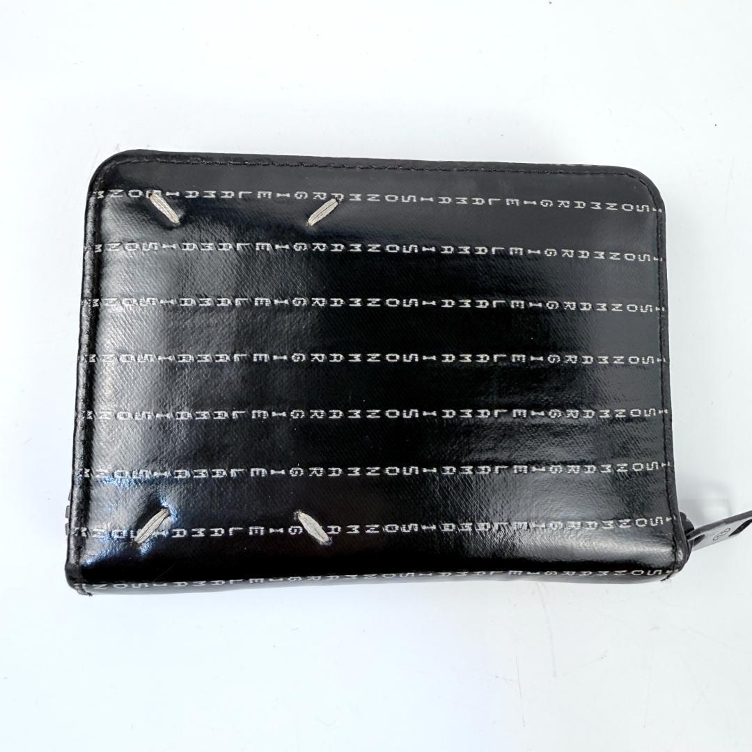 希少 2021SS メゾンマルジェラ ミニ財布 レザー ラウンドジップ ロゴ