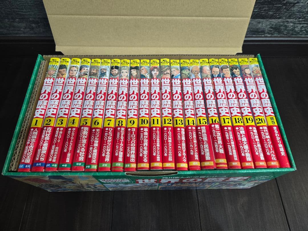 【美品・2023年版】角川まんが学習シリーズ 世界の歴史 全20巻+別巻セット