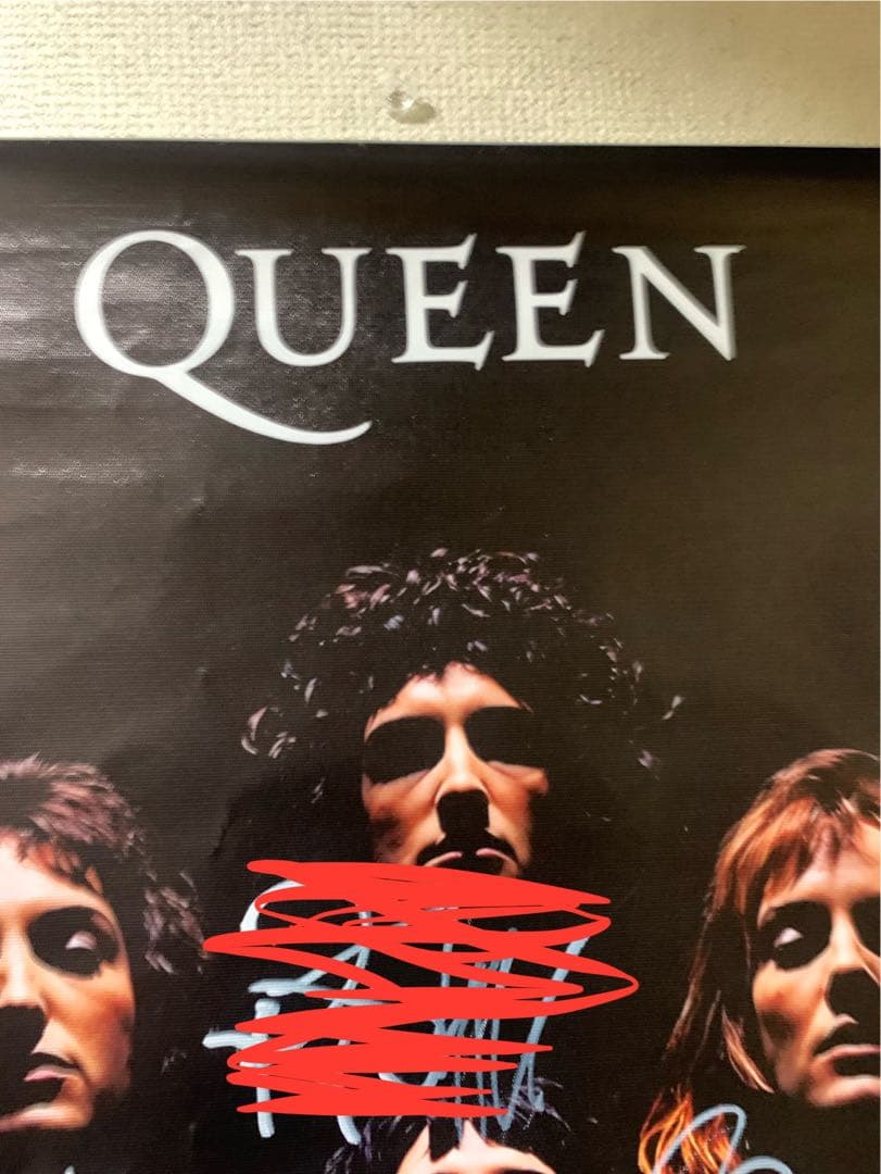 聖*人様 Queen メンバー全員直筆サイン入りポスター☆寄付金設定☆
