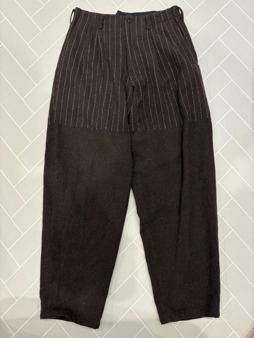 Y's for men ワイドスラックス　ブラウン