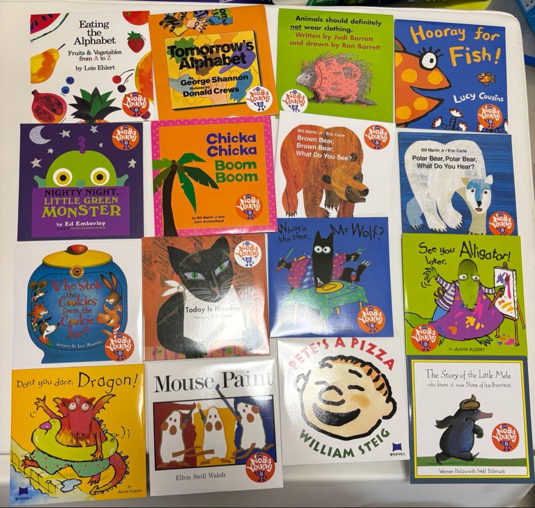 英語　絵本　の　CD nobuyoung エリックカールなど　歌　jybooks