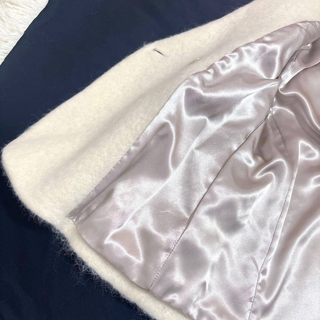 美品　BABYLONE シャギージャケットコート　ジャコット