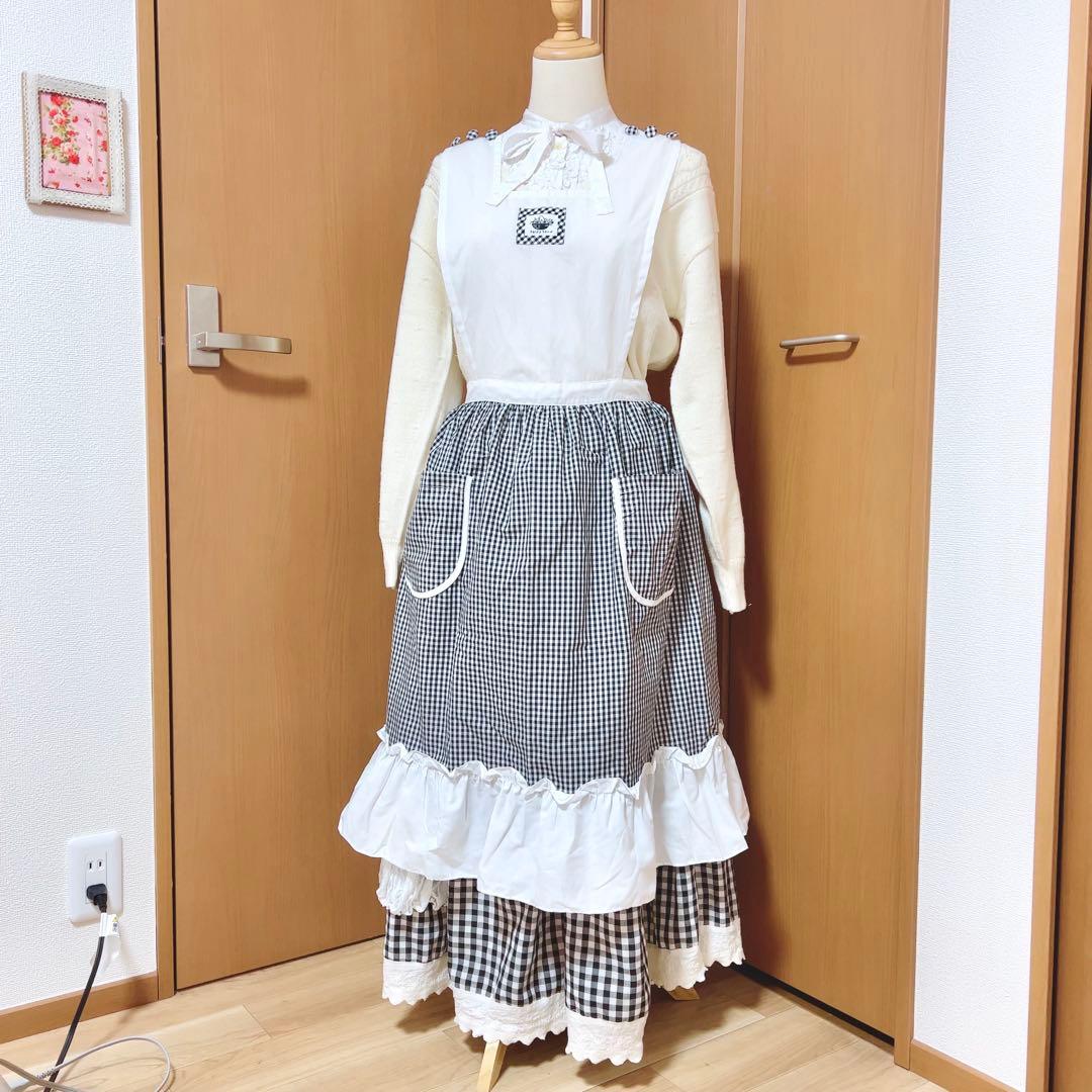 カントリーコーデセット　エプロンドレス
