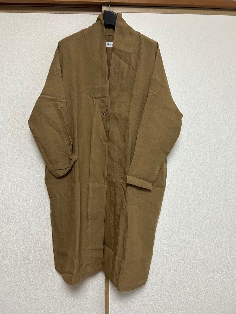 CHISHIROリネンローブ、羽織新品未使用