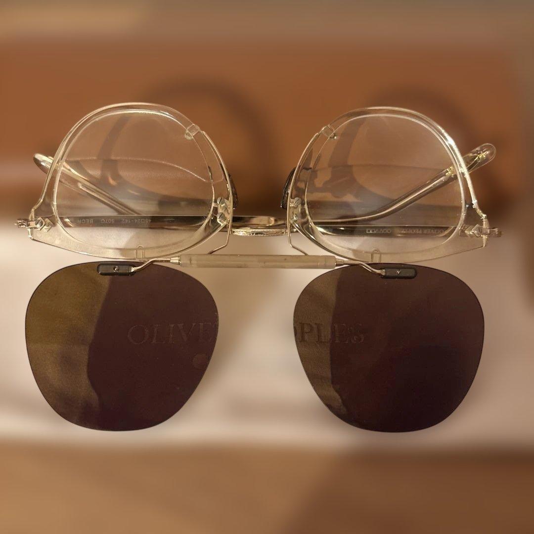 オリバーピープルズ クリップオン サングラス