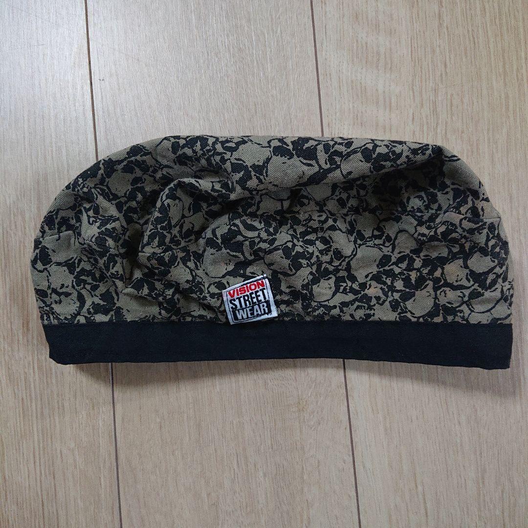 vision street wear ベレー帽 総スカル