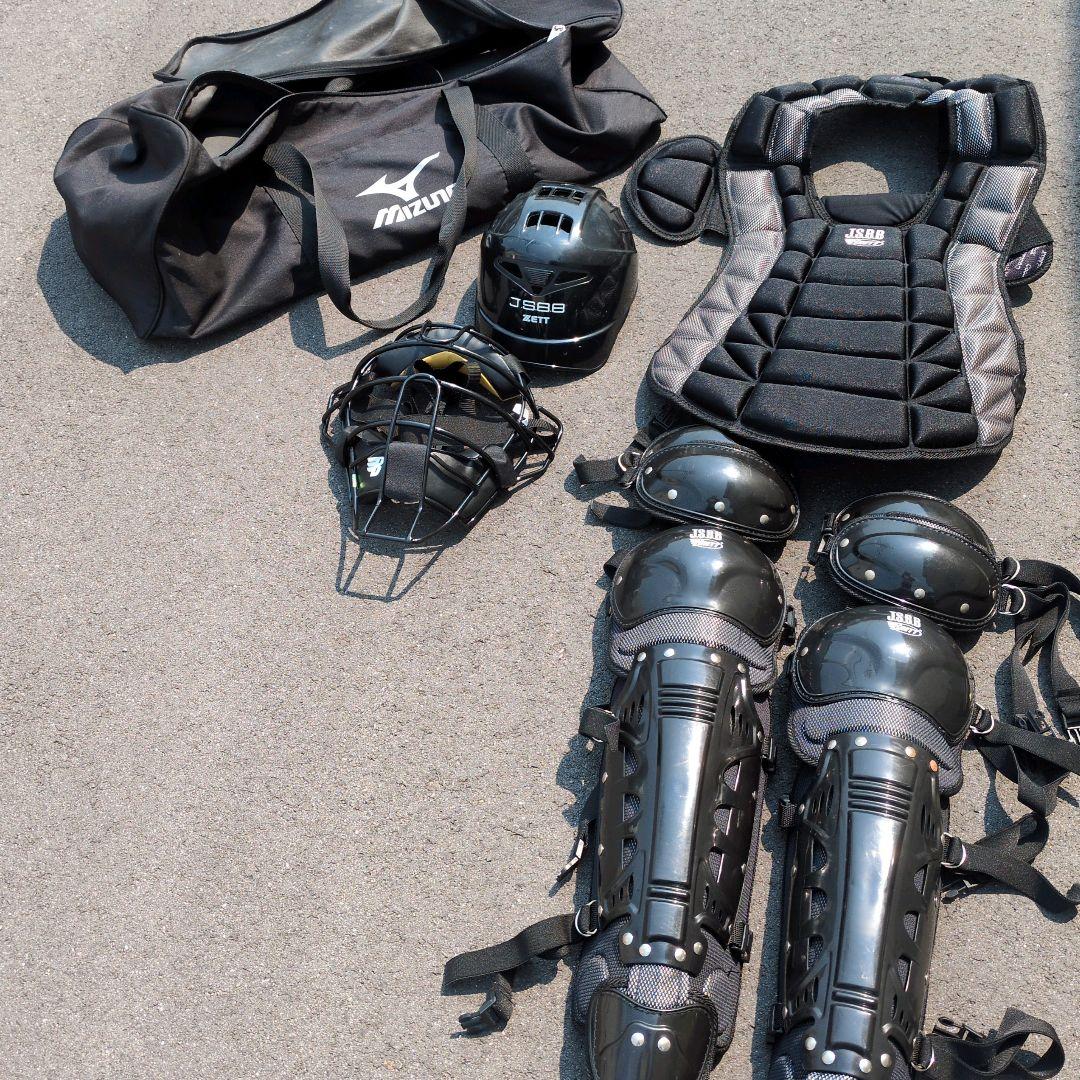 ブレット　軟式野球　キャッチャー　フルセット　防具　レガース　マスク　野球