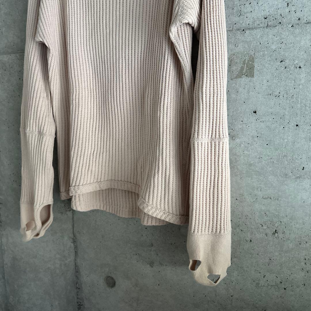 n.hoolywood アームウォーマー サーマル カットソー サムホール