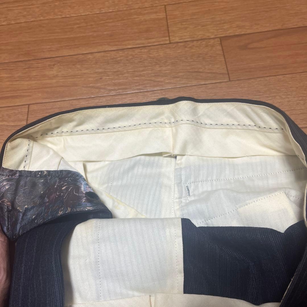 Paul Smith collectionネイビー　ウールフラノ　スーツ