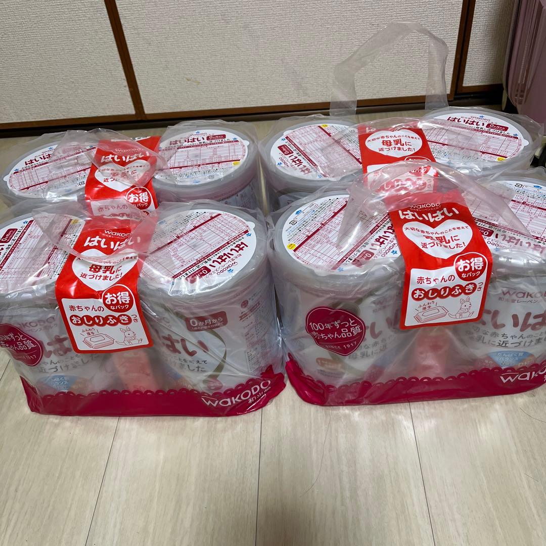 WAKODO はいはい　粉ミルク 810g 2缶パック×4
