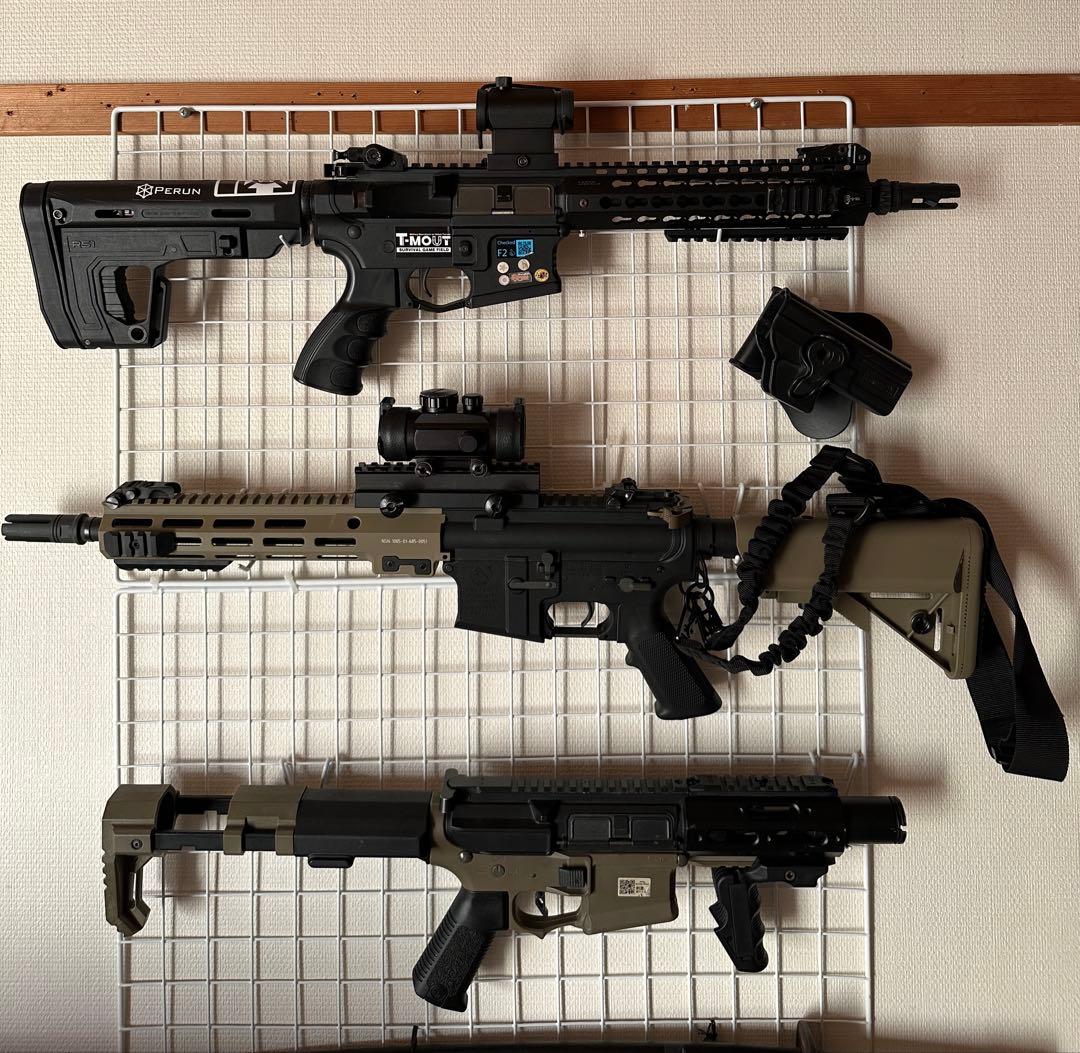 トイガンセット（サバゲー用）動作確認済 バッテリー＆マガジン付き