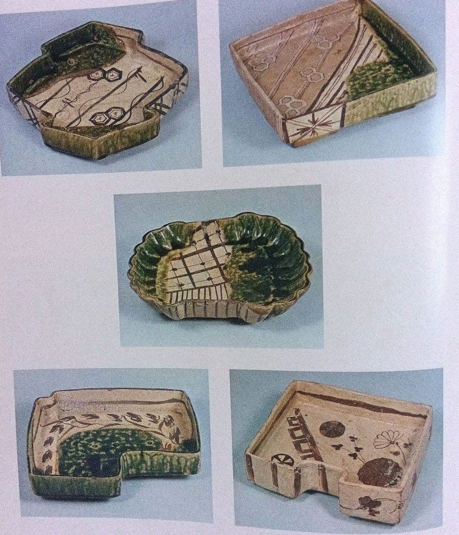 日本の陶磁　織部、志野、黄瀬戸、瀬戸黒、伊賀、信楽、丹波、 名品の本4冊