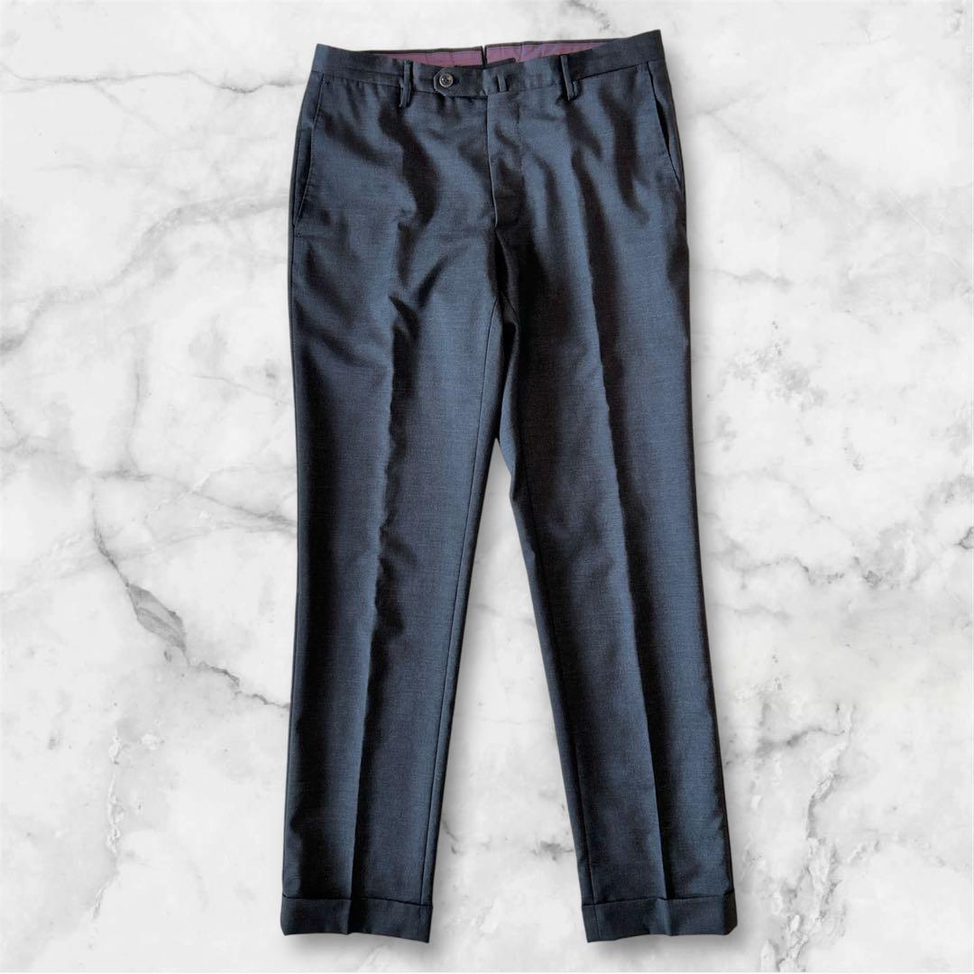 INCOTEX スラックス 46 グレー スーパー100’s pattern30