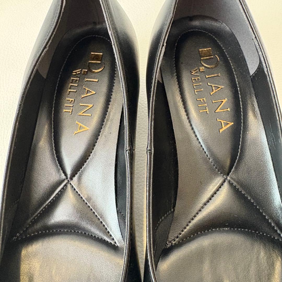 新品未使用 DIANA 定価1.5万円 コンフォートシューズ パンプス 黒