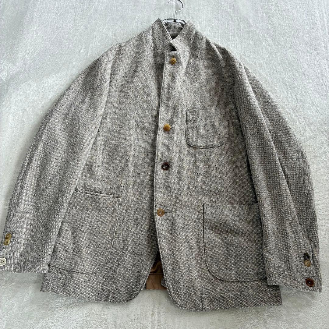 45rpm ツイード テーラードジャケット サイズ5 2XL コットン 2way