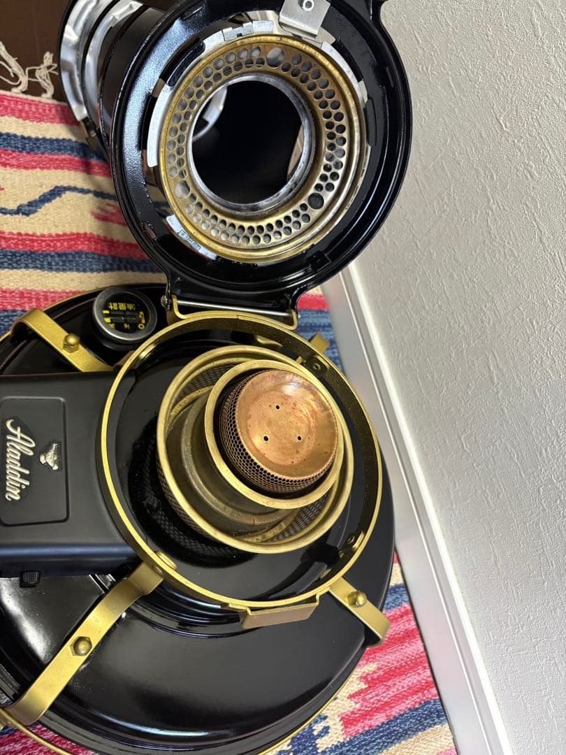 ブルーフレームヒーター39型　ステンレスタンク　アンティークリメイクカスタム