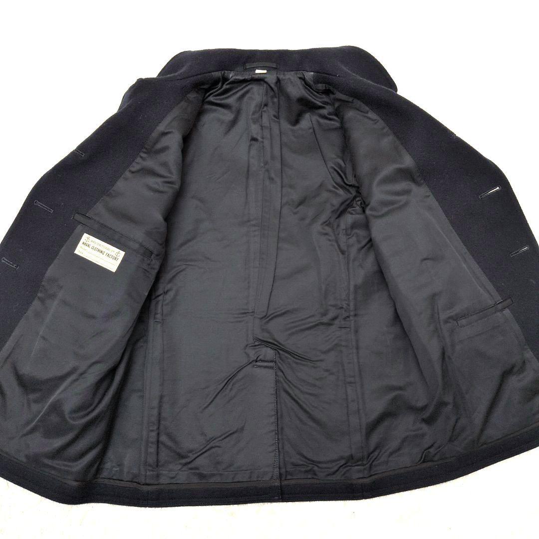 【美品】バズリクソンズ　BR11554　ピーコート　ミリタリー　海軍　ネイビー