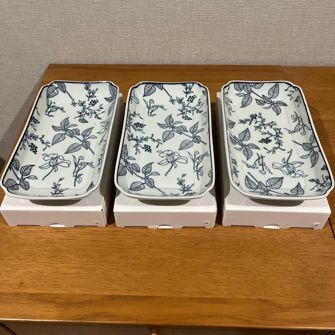 【未使用】scope スコープ　アルテック　東屋　長角皿　３枚セット