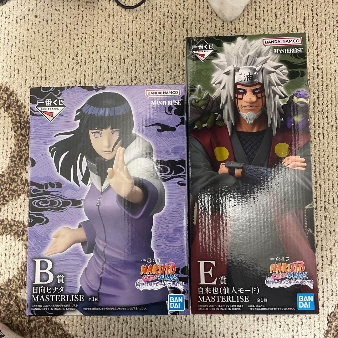 一番くじ NARUTO B賞 E賞　自来也　ヒナタ