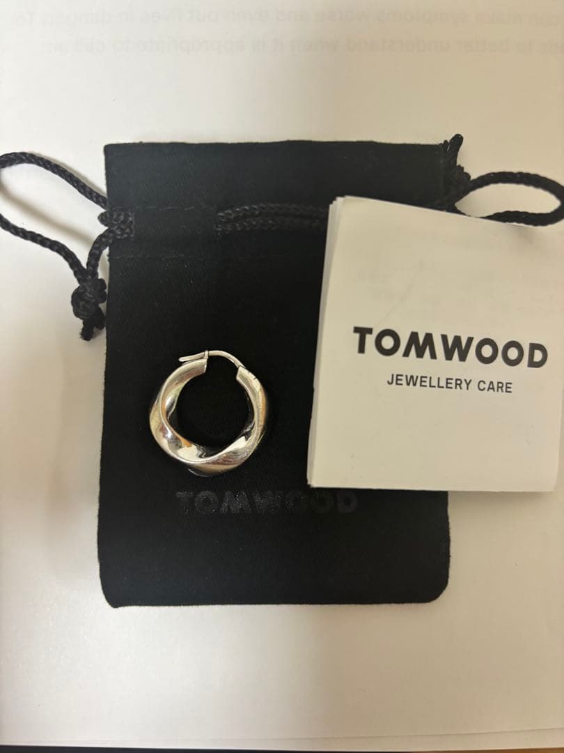 TOMWOOD シルバー インフィニティピアス