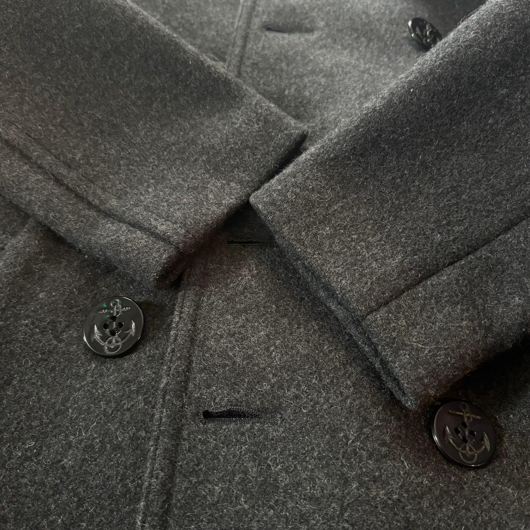 BUZZ RICKSON'S バズリクソンズ　Pコート　チャコールグレー　ウール