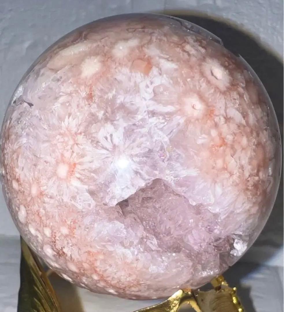 B、ピンクアメジスト⭐️赤＆ピンク系⭐️桜瑪瑙⭐️花瑪瑙⭐️スフィア⭐️天然石⭐️ザクザク