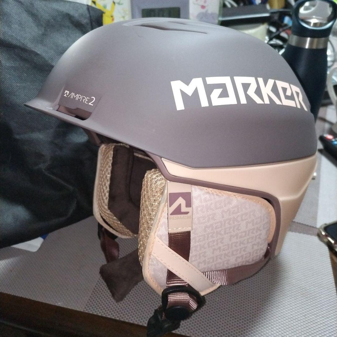 24 MARKER AMPIRE2 MIPs ダークローズ　スキーヘルメット