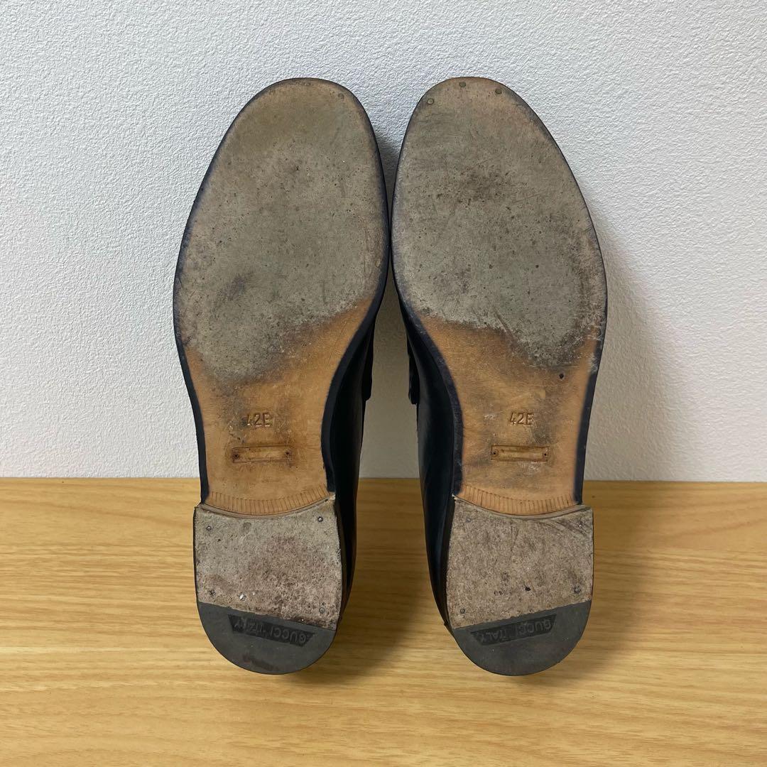 グッチ　ホースビットローファー　レザー　ブラック　110 0009/2 42E