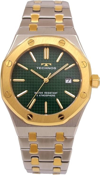 [テクノス] 腕時計 デイト T9C07TM メンズ シルバー