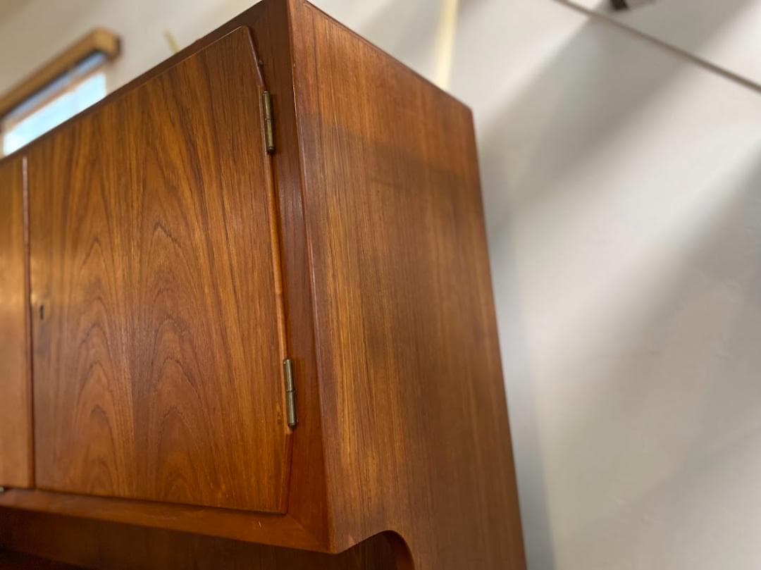 最終値下1960sデンマーク チーク カップボード サイドボード キャビネット