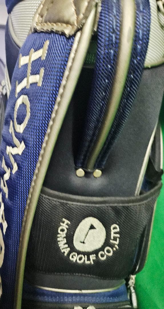 送料無料/超美品　HONMA DESIGN キャディバッグ ネイビー