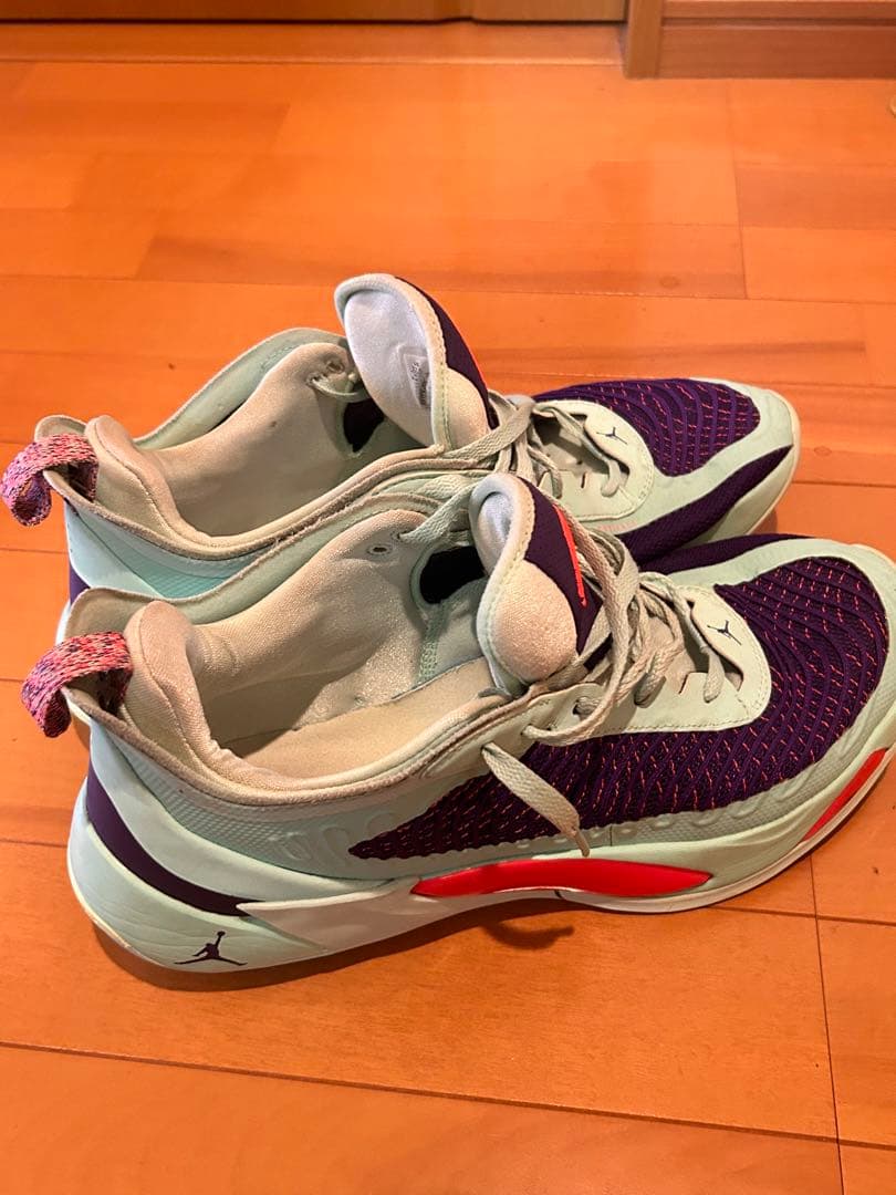 【ルカ1 】 Jordan バスケットボールシューズ ミントグリーン/パープル