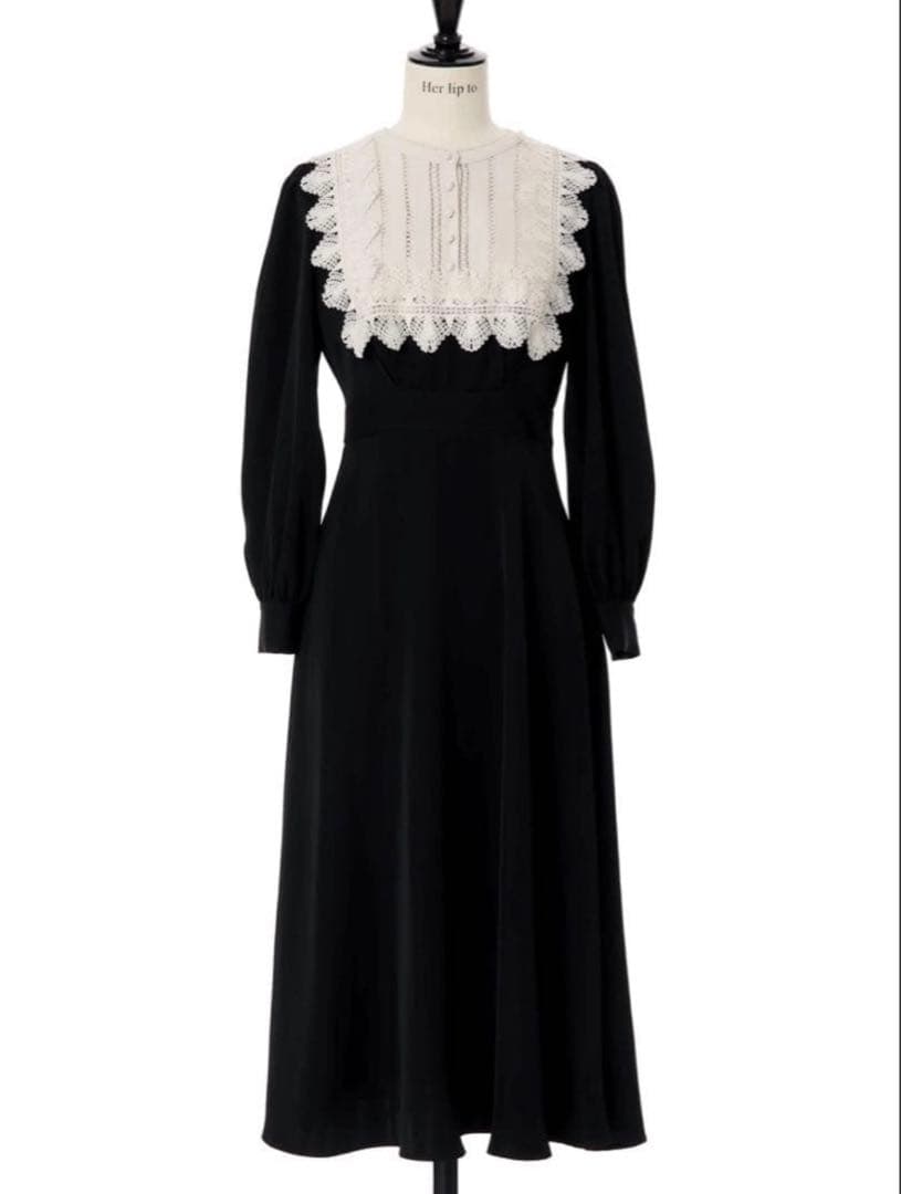 【匿名配送】herlipto Le Grand Midi Dress S