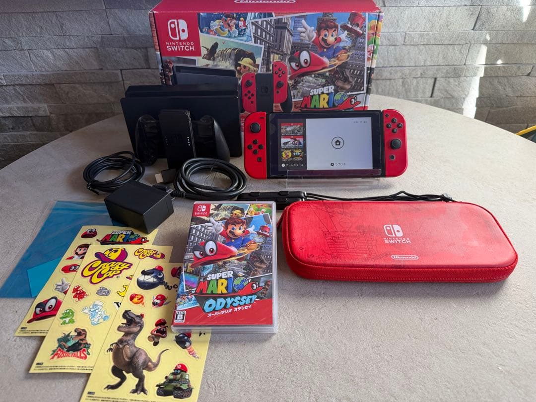 Nintendo Switch マリオオデッセイセット 本体一式＋新品ソフト