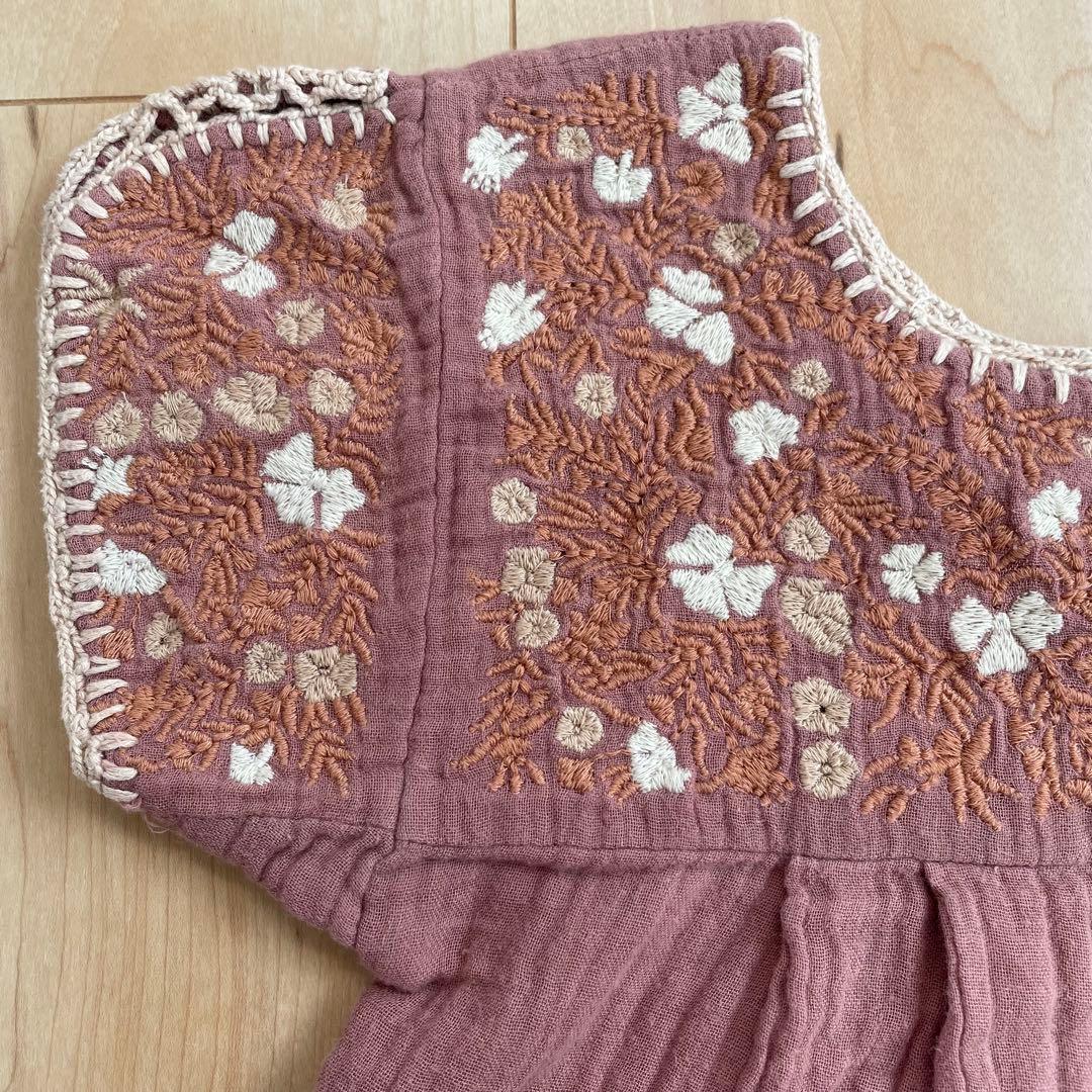 Apolina 刺繍ワンピース 3-5y