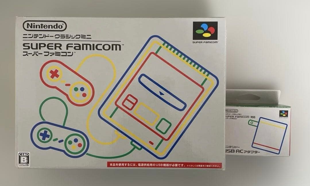 【開封】ニンテンドークラシックミニ スーパーファミコン アダプターセット