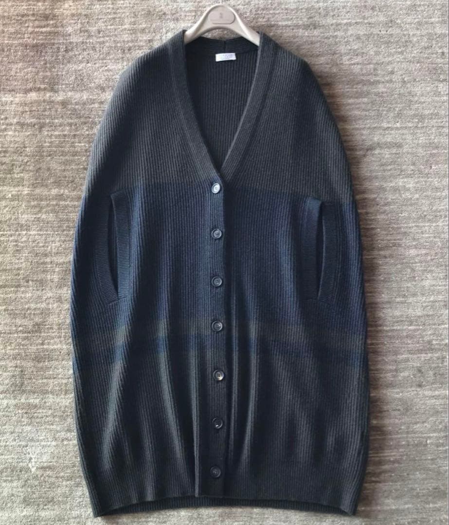 ブルネロクチネリ　カシミア　ニットポンチョ