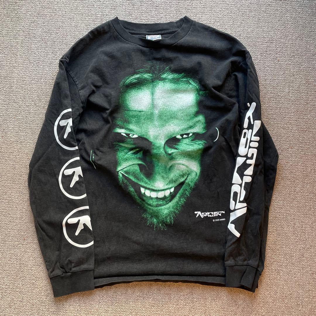 【M】希少 Aphex Twin Long Sleeve ロンT HWBD