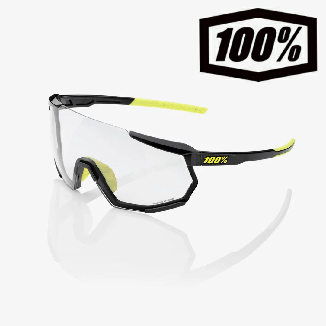 100% Racetrap 3.0 調光レンズ ワンハンドレッド サングラス