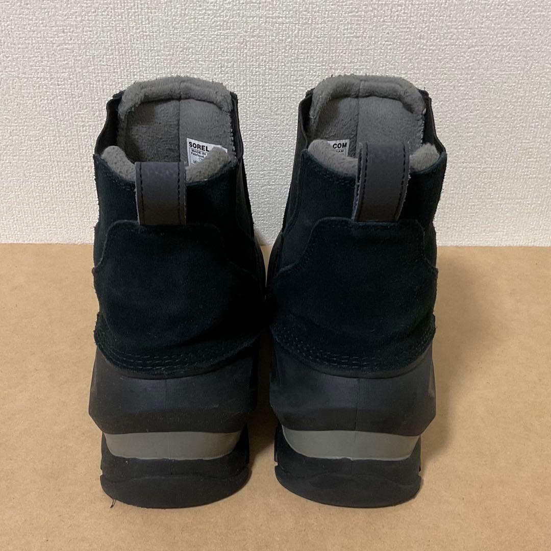 SOREL バクストン プルオンブーツ ウォータープルーフ Black 27.0