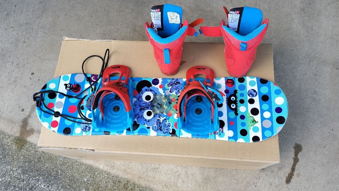 スノーボード ビンディング　セット　80cm 子供　キッズ　ブーツ　 16.5