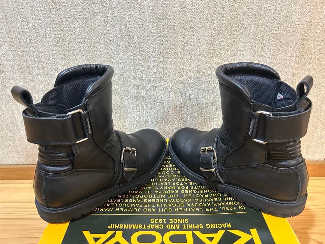 KADOYA BLACK ANKLE 24.5cm ブラック