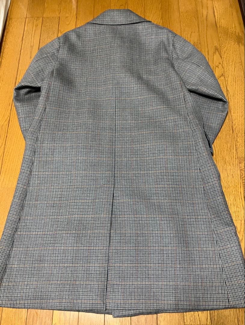 ジャケット・アウター AURALEE DOUBLE FACE CHECK LONG COAT