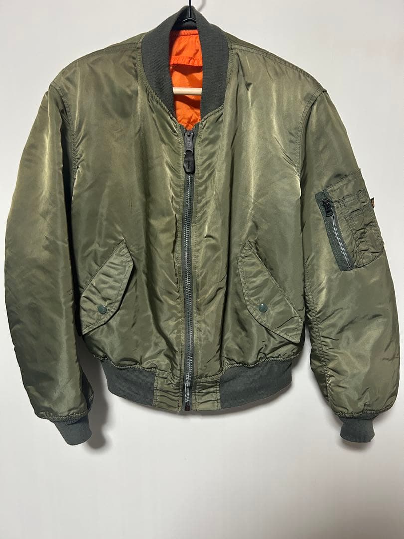 80〜90s ALPHA MA-1 フライジャケット　USA製