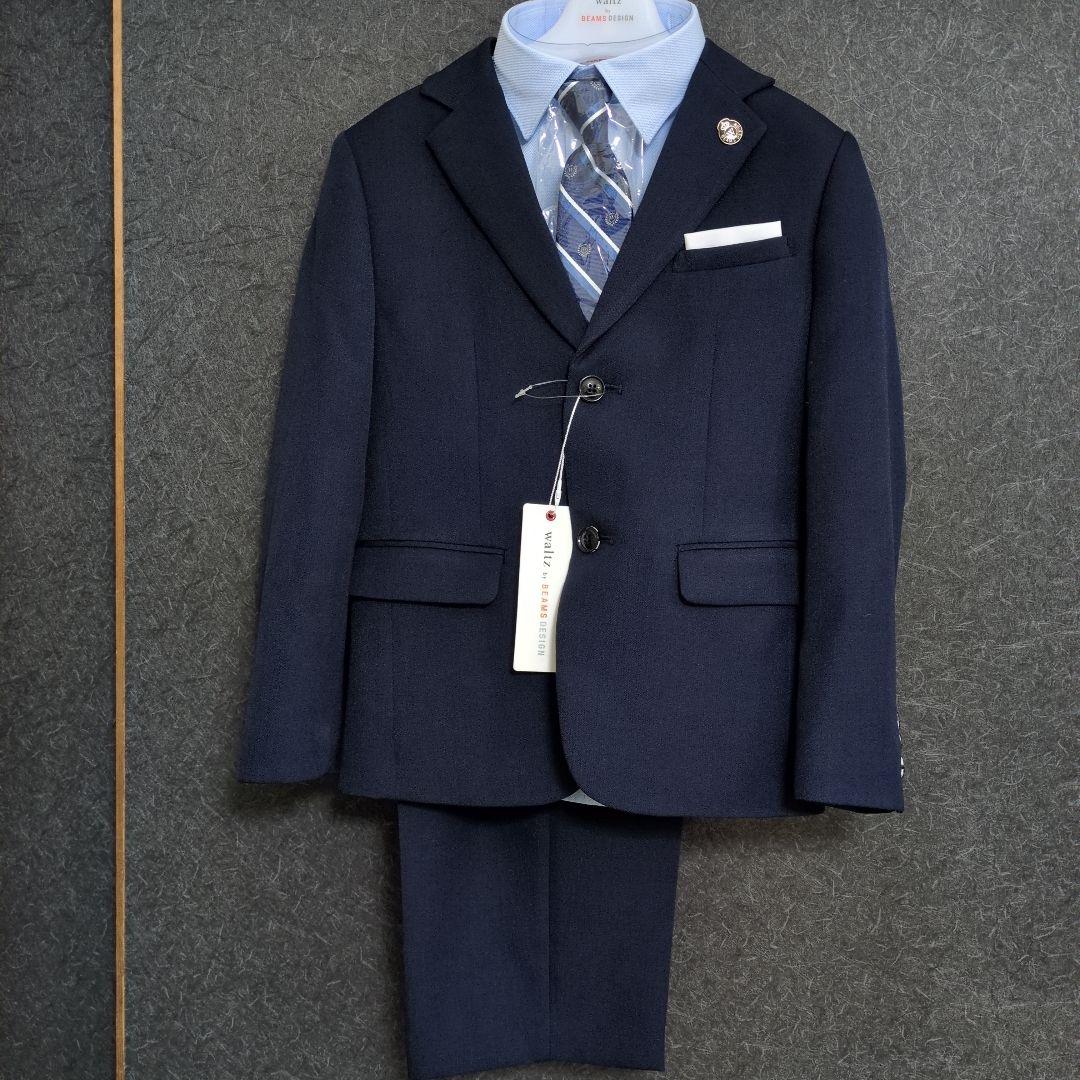 新品　130cm　waltz by BEAMS DESIGN ネイビー スーツ