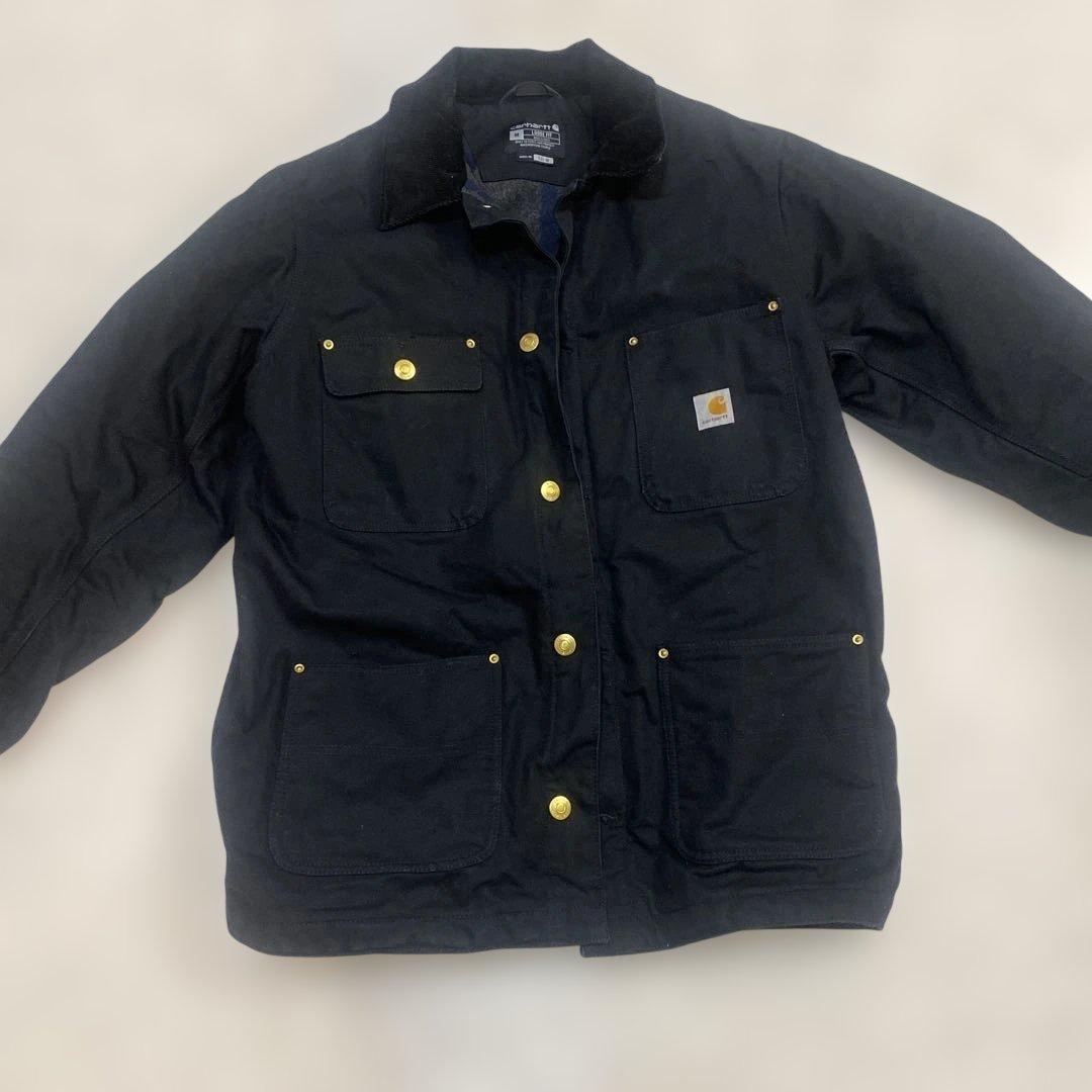 値下げ不可　カーハート　ミシガンチョアコート　ブラック　Mサイズ　ダック