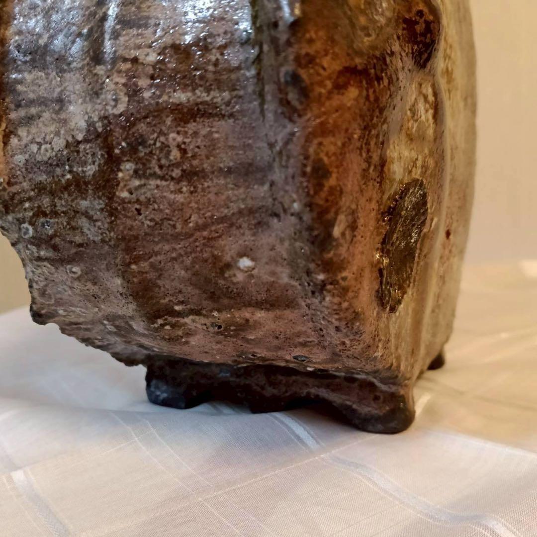 信楽焼　花入れ 木箱付き